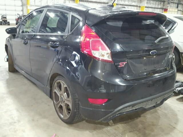 3FADP4GX7FM162243 - 2015 FORD FIESTA ST BLACK photo 3