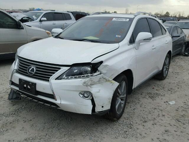 2T2ZK1BA5FC176419 - 2015 LEXUS RX 350 WHITE photo 2