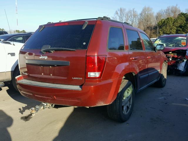 1J8GR48K07C607227 - 2007 JEEP GRAND CHER RED photo 4