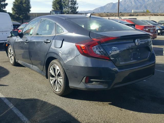 2HGFC1F30HH652585 - 2017 HONDA CIVIC EX BLUE photo 3