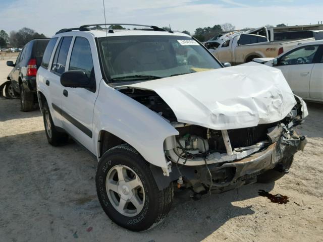 1GNDS13S352379982 - 2005 CHEVROLET TRAILBLAZE WHITE photo 1