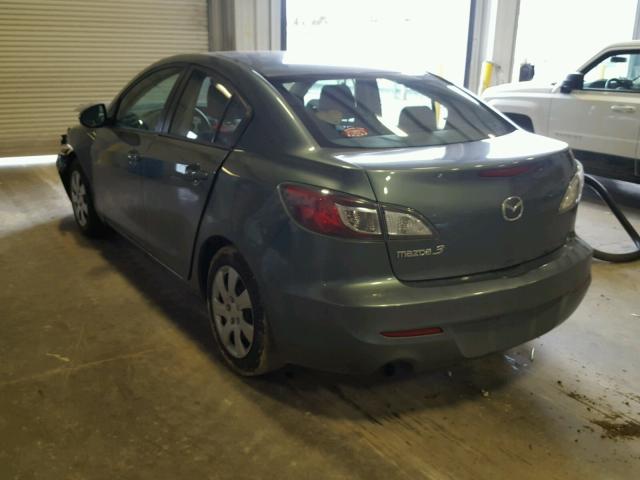 JM1BL1UF7C1559886 - 2012 MAZDA 3 I GRAY photo 3