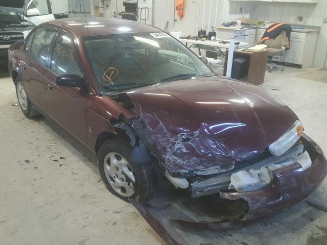 1G8ZK52722Z108539 - 2002 SATURN SL2 MAROON photo 1