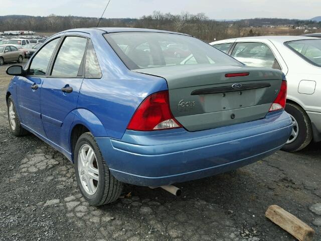 1FAFP34P53W159957 - 2003 FORD FOCUS SE BLUE photo 3