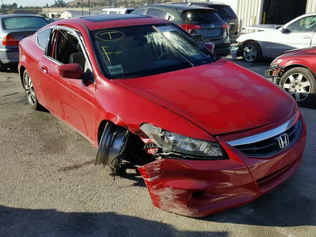 1HGCS1B7XBA006068 - 2011 HONDA ACCORD EX RED photo 1