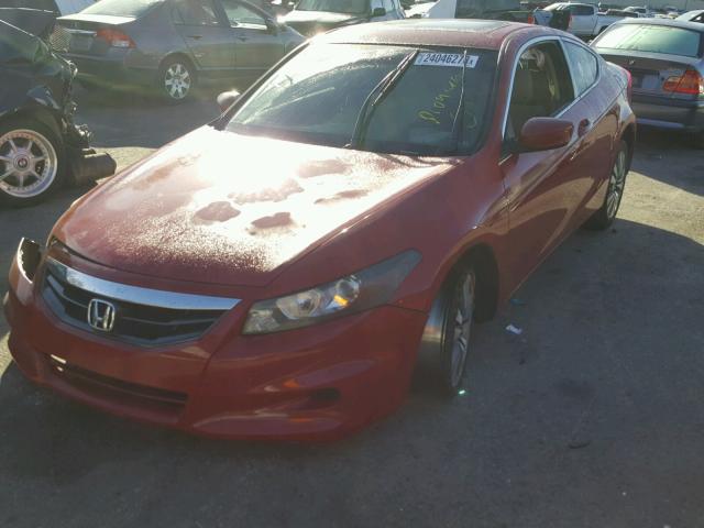 1HGCS1B7XBA006068 - 2011 HONDA ACCORD EX RED photo 2