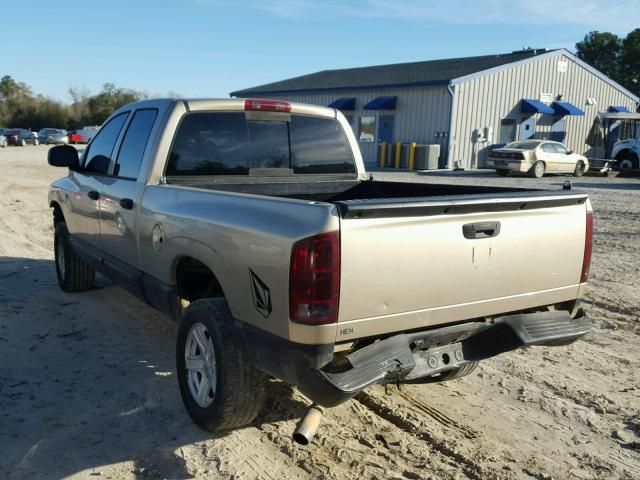 1D7HA18DX5J523577 - 2005 DODGE RAM 1500 S GOLD photo 3