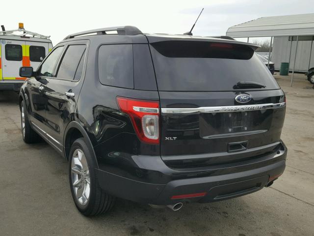 1FM5K7D81FGA45808 - 2015 FORD EXPLORER X BLACK photo 3