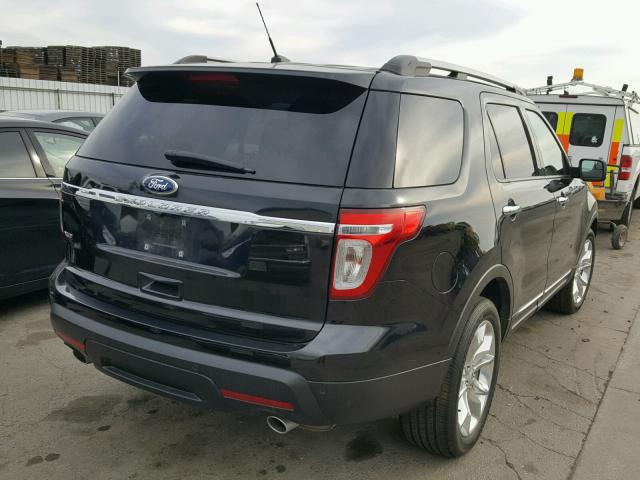 1FM5K7D81FGA45808 - 2015 FORD EXPLORER X BLACK photo 4