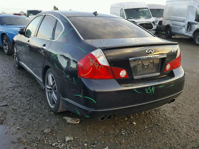 JNKAY01E66M106458 - 2006 INFINITI M35 BASE BLACK photo 3