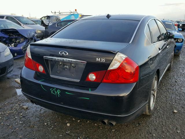 JNKAY01E66M106458 - 2006 INFINITI M35 BASE BLACK photo 4