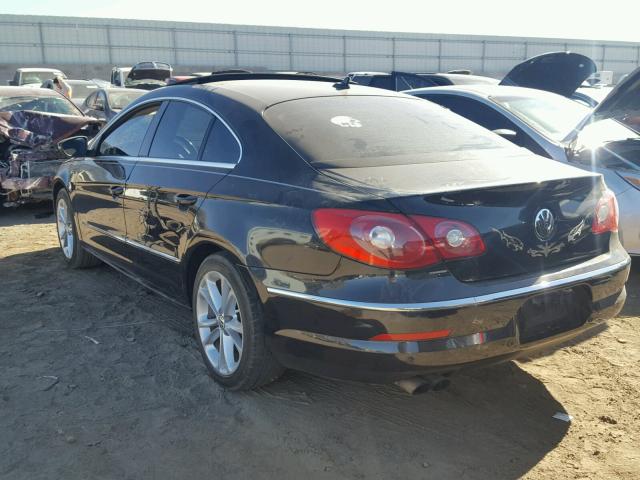 WVWHL73C39E527667 - 2009 VOLKSWAGEN CC LUXURY BLACK photo 3