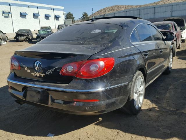 WVWHL73C39E527667 - 2009 VOLKSWAGEN CC LUXURY BLACK photo 4