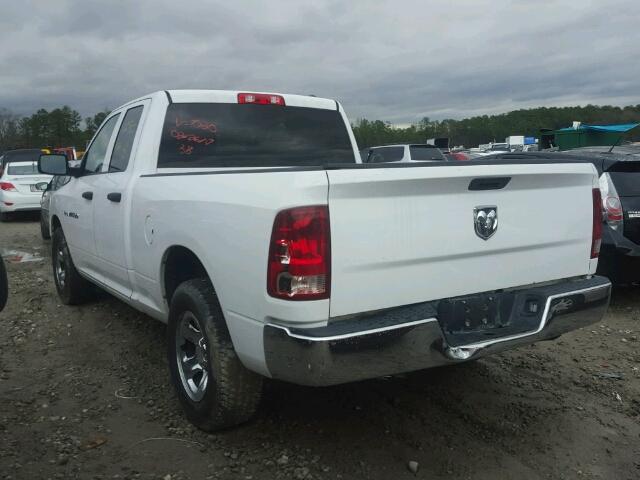 1D7RB1GK1BS577020 - 2011 DODGE RAM 1500 WHITE photo 3