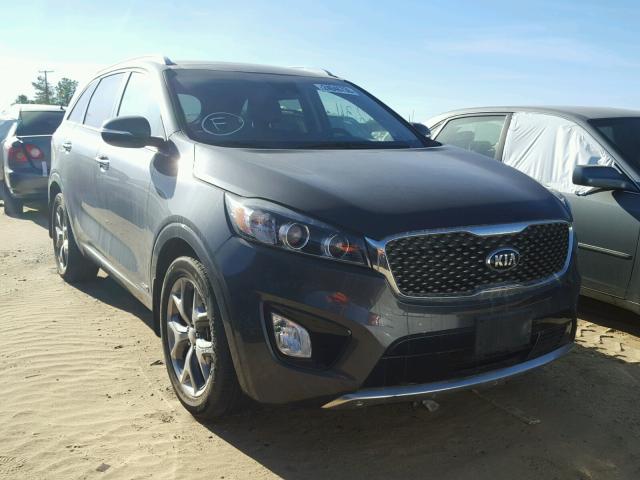 5XYPKDA59HG298709 - 2017 KIA SORENTO SX GRAY photo 1