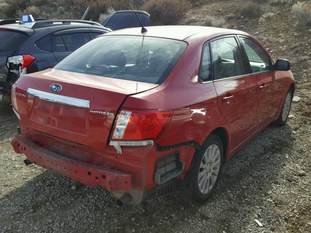 JF1GE60639H506191 - 2009 SUBARU IMPREZA 2. RED photo 4