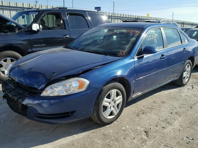 2G1WB58KX69130981 - 2006 CHEVROLET IMPALA LS BLUE photo 2