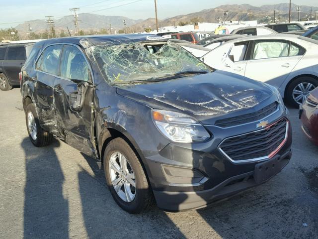 2GNALBEK0H1588023 - 2017 CHEVROLET EQUINOX LS GRAY photo 1