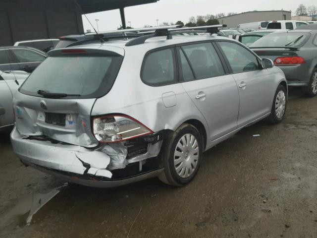 3VWMZ71K99M268584 - 2009 VOLKSWAGEN JETTA S 银色 照片 4