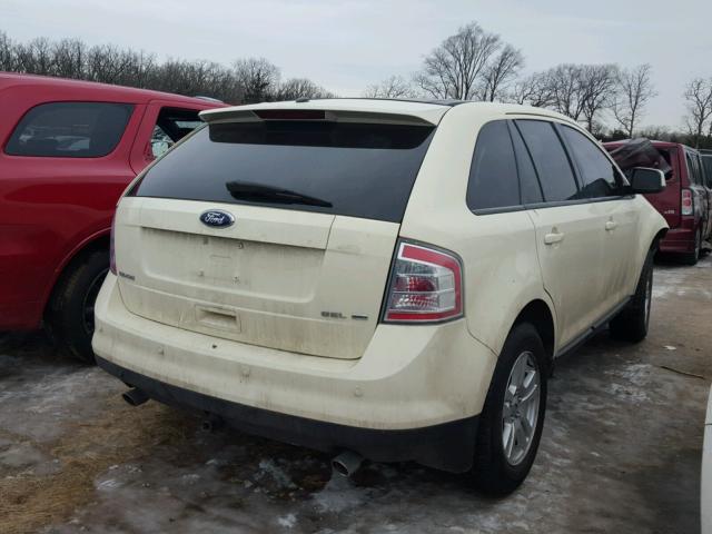 2FMDK49C27BB21777 - 2007 FORD EDGE SEL P WHITE photo 4