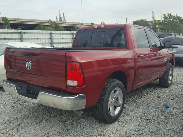 1C6RR6LT3ES148197 - 2014 RAM 1500 SLT RED photo 4