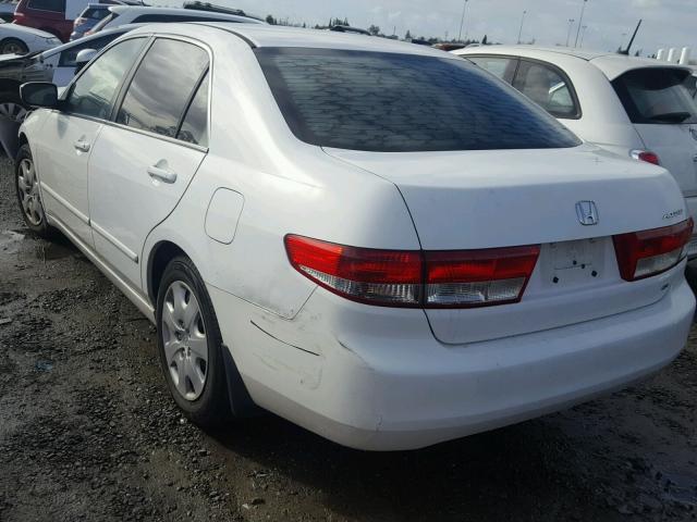 1HGCM56614A101298 - 2004 HONDA ACCORD EX WHITE photo 3