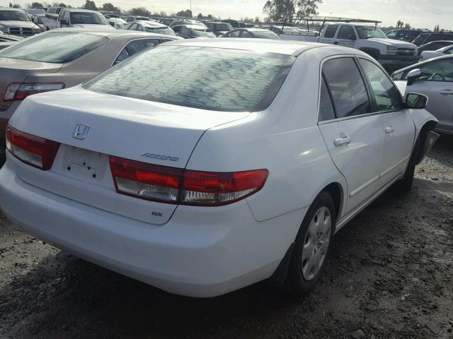 1HGCM56614A101298 - 2004 HONDA ACCORD EX WHITE photo 4