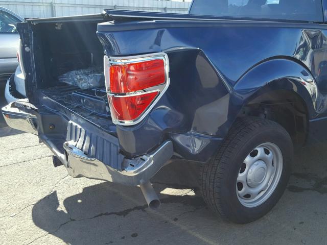 1FTEW1CM1DFA92795 - 2013 FORD F150 SUPER BLUE photo 9