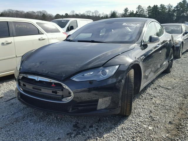 5YJSA1AC6DFP11214 - 2013 TESLA MODEL S BLACK photo 2