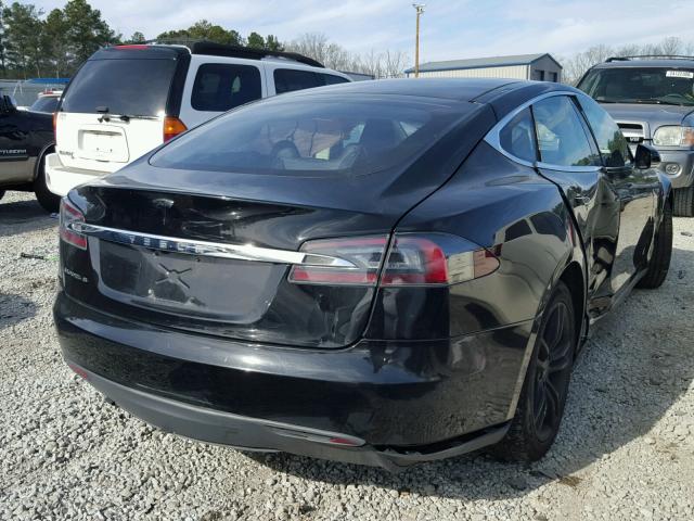 5YJSA1AC6DFP11214 - 2013 TESLA MODEL S BLACK photo 4