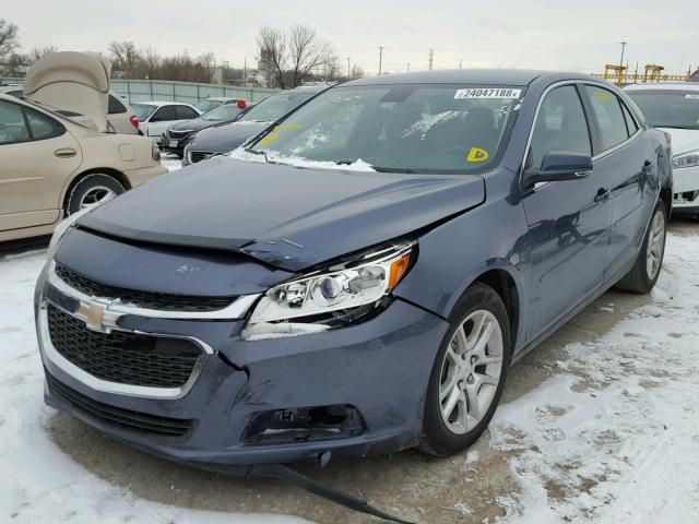 1G11C5SL2FF211005 - 2015 CHEVROLET MALIBU 1LT 蓝色 照片 2