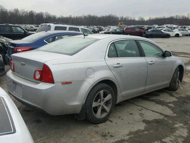 1G1ZC5E15BF175608 - 2011 CHEVROLET MALIBU 1LT SILVER photo 4