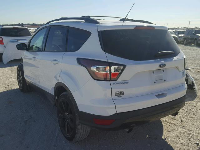 1FMCU0GDXHUB79576 - 2017 FORD ESCAPE SE WHITE photo 3