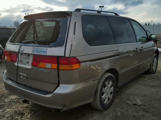 5FNRL189X3B085183 - 2003 HONDA ODYSSEY EX TAN photo 4