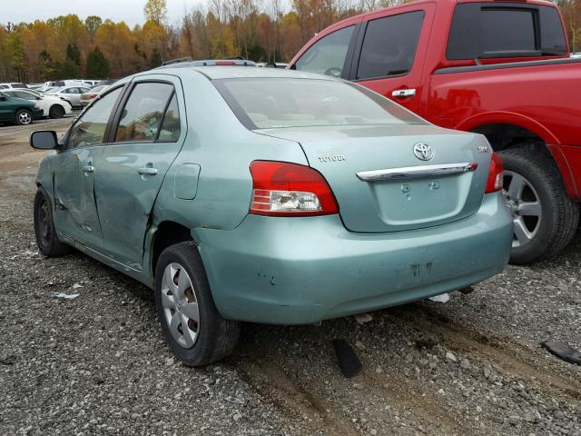 JTDBT923371066879 - 2007 TOYOTA YARIS GREEN photo 3