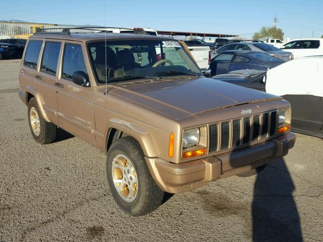 1J4FF58S9YL236257 - 2000 JEEP CHEROKEE C GOLD photo 1