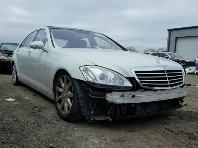 WDDNG86X77A114866 - 2007 MERCEDES-BENZ S 550 4MAT WHITE photo 1