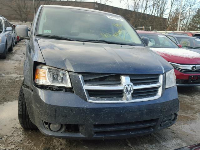 1D8HN54PX8B105851 - 2008 DODGE GRAND CARA GRAY photo 9