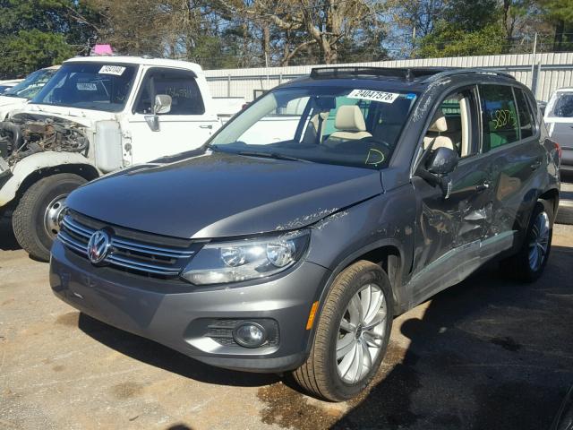 WVGAV7AX2CW005921 - 2012 VOLKSWAGEN TIGUAN S GRAY photo 2