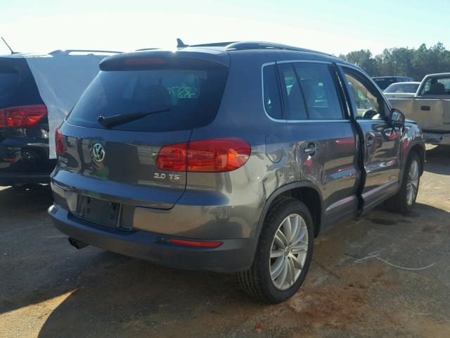 WVGAV7AX2CW005921 - 2012 VOLKSWAGEN TIGUAN S GRAY photo 4