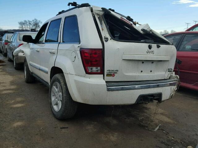 1J4HR58226C211505 - 2006 JEEP GRAND CHER WHITE photo 3