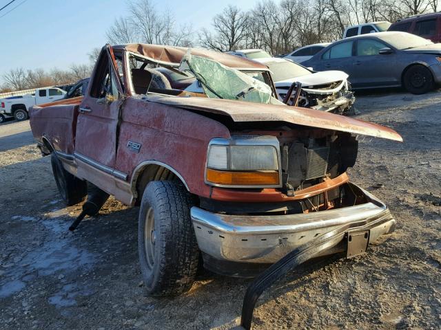 1FTEF15N2RLA52644 - 1994 FORD F150 RED photo 1