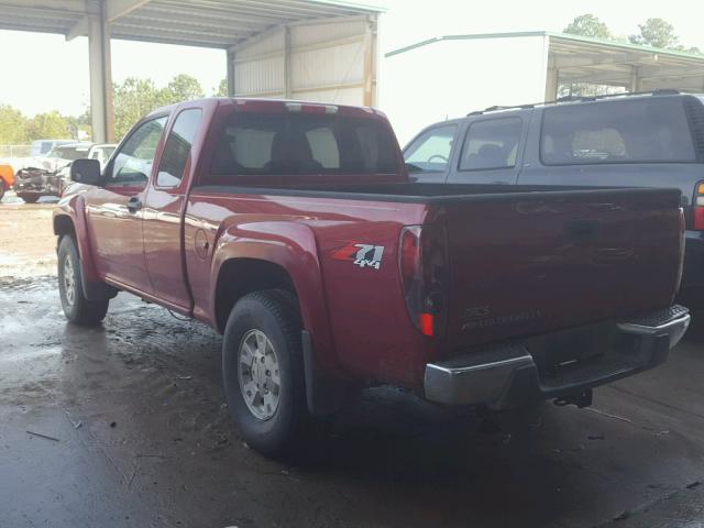 1GCDT198358237565 - 2005 CHEVROLET COLORADO RED photo 3