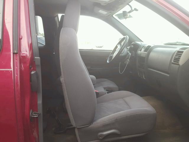 1GCDT198358237565 - 2005 CHEVROLET COLORADO RED photo 5