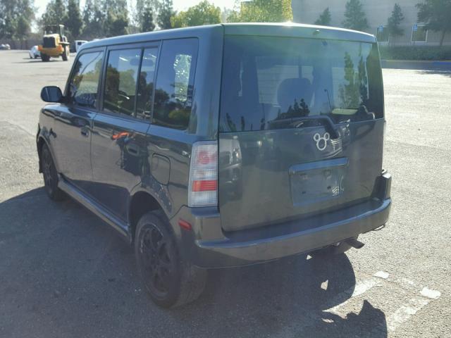 JTLKT334464044461 - 2006 TOYOTA SCION XB GREEN photo 3