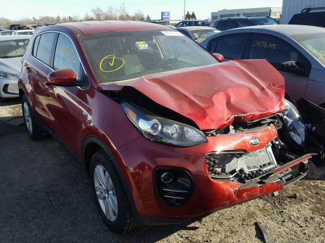 KNDPMCACXJ7377165 - 2018 KIA SPORTAGE L RED photo 1