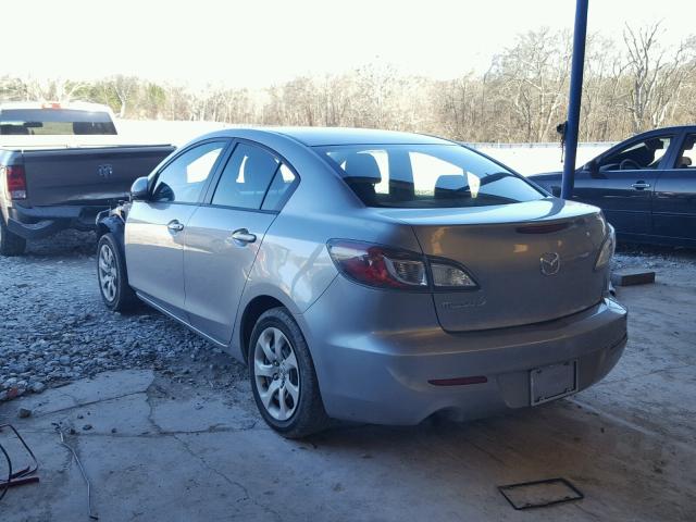 JM1BL1UG2C1562882 - 2012 MAZDA 3 I SILVER photo 3