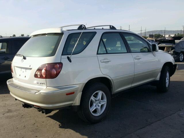 JT6HF10U6X0059856 - 1999 LEXUS RX 300 WHITE photo 4