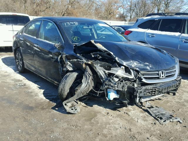 1HGCR2F30EA067202 - 2014 HONDA ACCORD LX BLACK photo 1