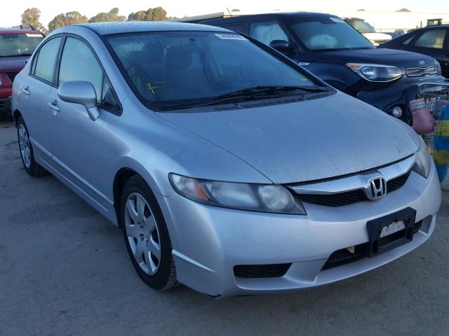 2HGFA16569H535649 - 2009 HONDA CIVIC LX SILVER photo 1